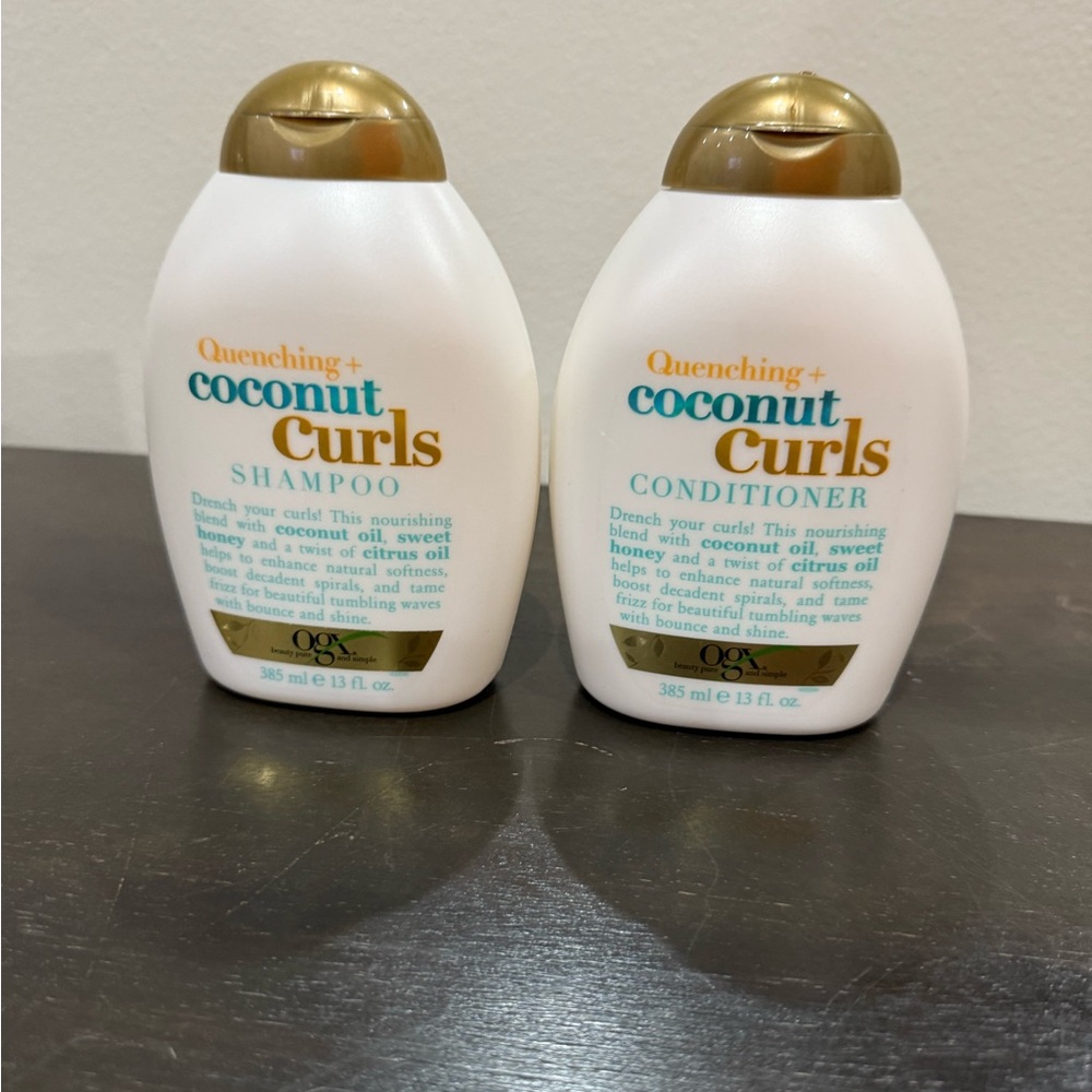 NWT OGX Coconut Curls Shampoo and Conditioner Set